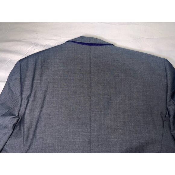 Ted Baker Endurance Blazer Size 44L Gray Jarrett 100% Wool Sportscoat Business - Picture 10 of 16